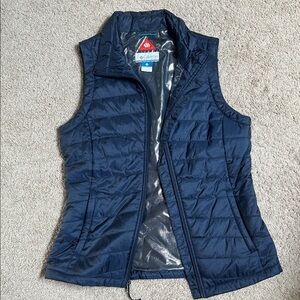 Women's Navy Puffer Vest